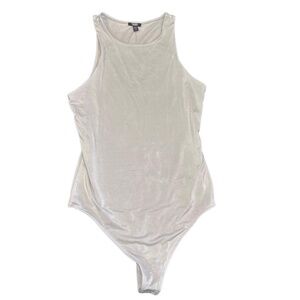 express body contour grey bodysuit sleeveless M NWT